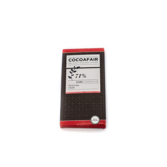 71% DARK CHOCOLATE CHILLI 100g