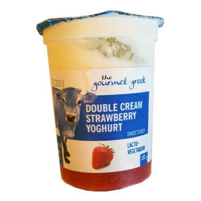 TGG DOUBLE CREAM STRAWBERRY YOGHURT 150g