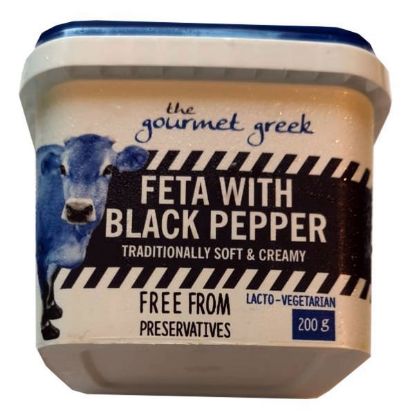 TGG FETA - BLACK PEPPER TUB 200g