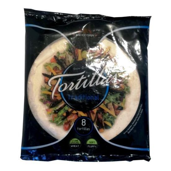 MEXICORN TORTILLAS TRADITIONAL WHITE 8`s