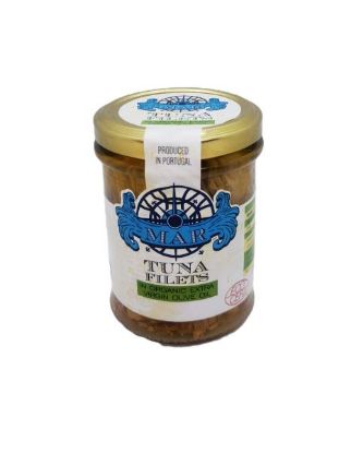 MAR TUNA FILLETS IN ORG EXTRA VIRGIN OLIVE OIL JAR 190g