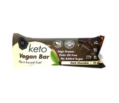 YL DARK CHOC KETO VEGAN BAR 52g