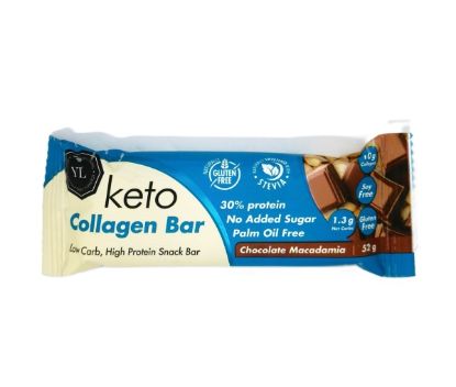 YL CHOC MACADAMIA KETO COLLAGEN BAR 52g