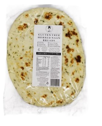 GF NAAN BREADS-HERBED LARGE 2`s