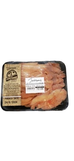 TA CHICKEN STRIPS FREE RANGE P/Kg